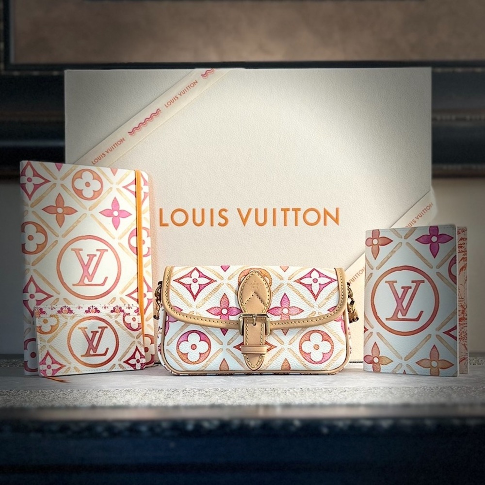Louis Vuitton 2024 By The Pool Coral Tiles Collection